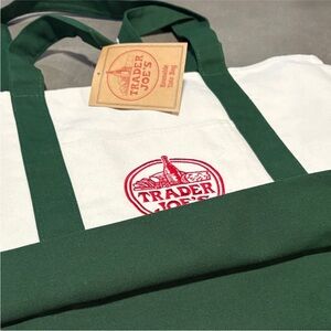 Large Green Trader Joe's 2025 Tote Bag